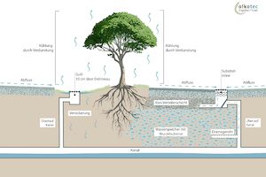 Schwammstadt-Konzept für die Turmstraße und Zehentgasse in Heilbronn